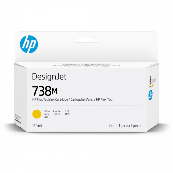 HP 738M DNJ Tinte yellow 130ml