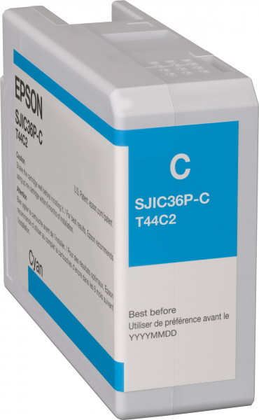 Epson SJIC36PC TM Tinte cyan 80ml