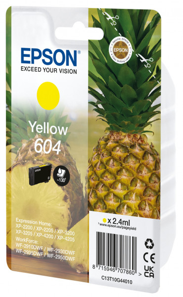 Epson Tintenpatrone 604 Gelb