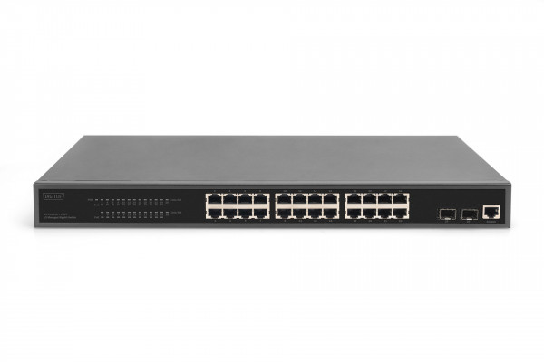 DIGITUS 24 Port L2 Managed Gigabit Ethernet PoE Switch