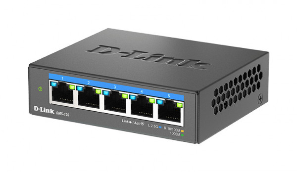 D-Link DMS-105 5-Port Multi-Gigabit Unmanaged Switch