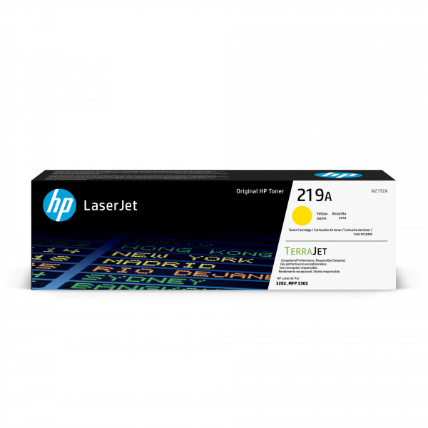 HP 219A Yellow Original LaserJet Toner Patrone