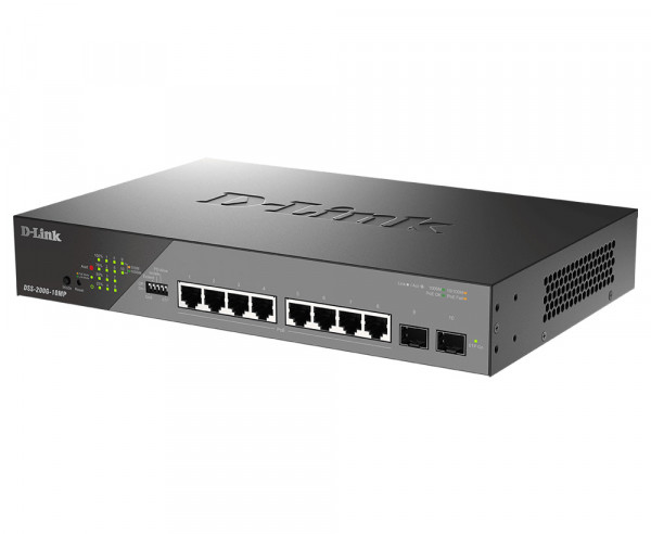 D-Link DSS-200G-10MP/E 10-Port Desktop Gigabit PoE Switch