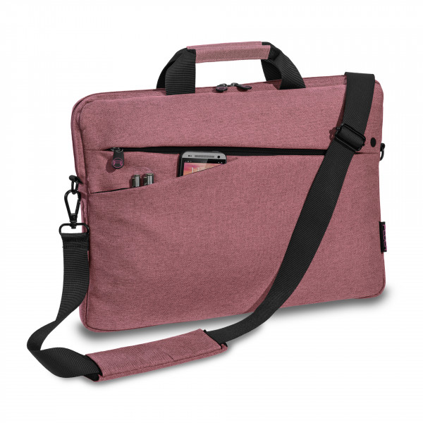 PEDEA Notebooktasche "Fashion" bis 17,3" (43,9cm) rosa/schwarz