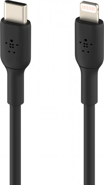 Belkin Lightning/USB-C Kabel PVC, mfi zertifiziert, 1m schwarz