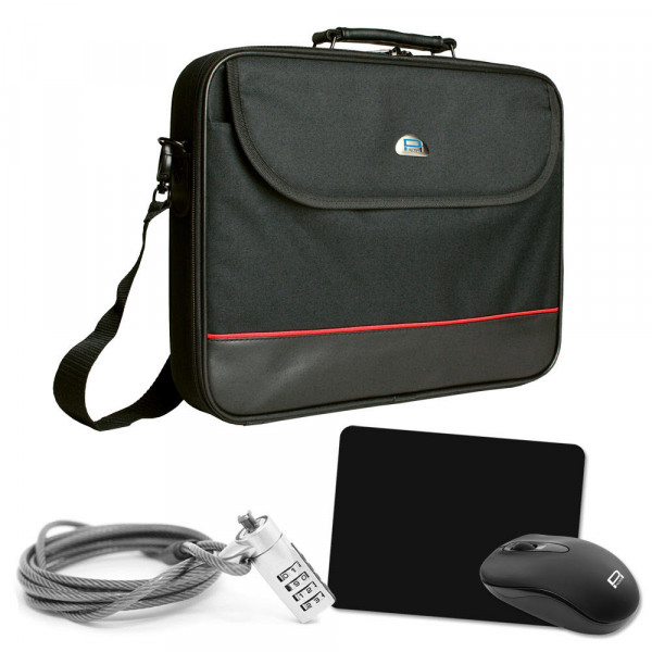 PEDEA Laptop Starterset Trendline 43,9cm (17,3"), schwarz