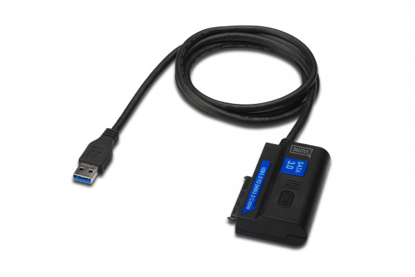 DIGITUS USB 3.0 zu SATA III Adapter Kabel 1.2m