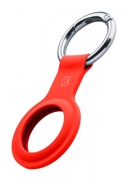 Cellularline Airtags Keyring, rot