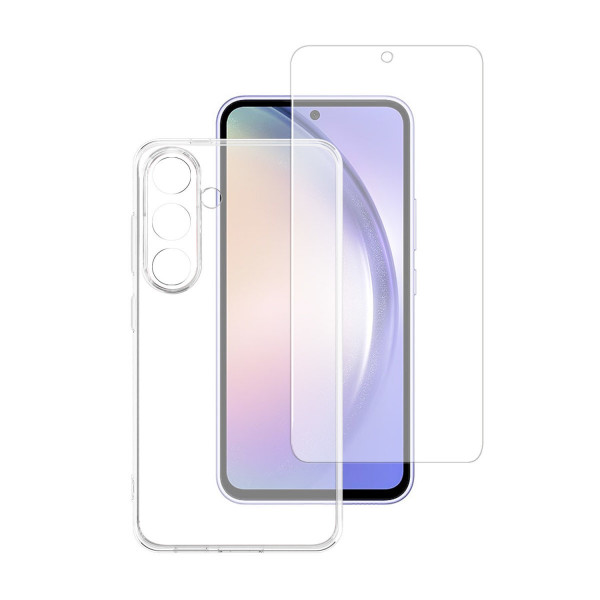 4Smarts 360° Starter Set Glas + Case für Galaxy A35