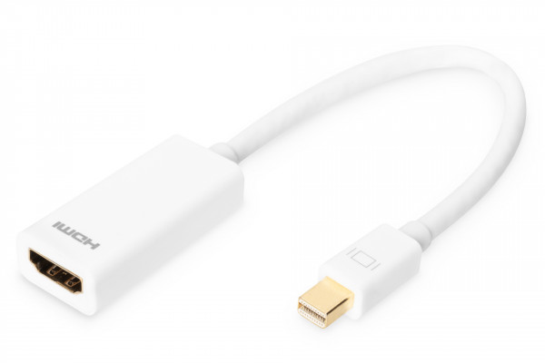 DIGITUS DisplayPort Adapterkabel, mini DP - HDMI 0,15m