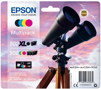 Epson Tintenpatronen Multipack 502XL (4 Farben)