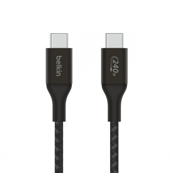 Belkin BOOST CHARGE 240W USB-C auf USB-C Kabel, 2m, schwarz