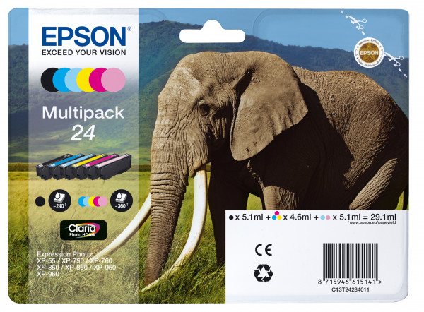 Epson Tintenpatronen Multipack 24 (6 Farben)