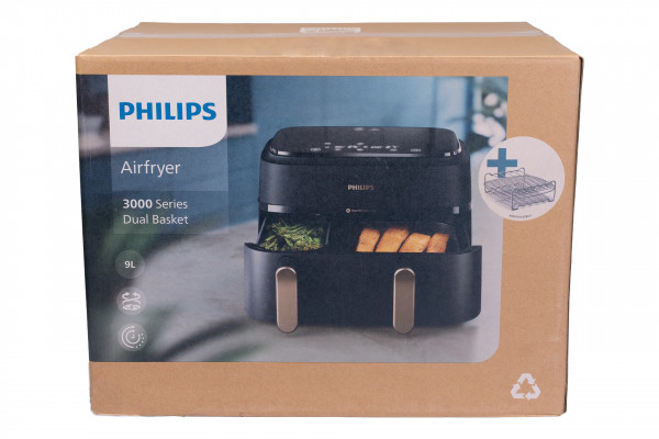 Philips 3000 series Airfryer Dual Basket 9L, NA352