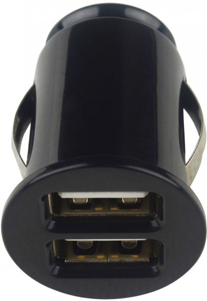 10er-Pack AXXTRA 2.4 Amp Dual USB Car Charger (Black)