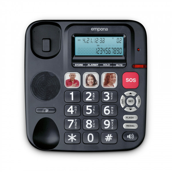 emporia KFT20 Großtastentelefon mit 3 Direktwahltasten