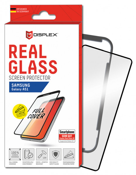DISPLEX Real Glass 3D für Samsung Galaxy A51, Black