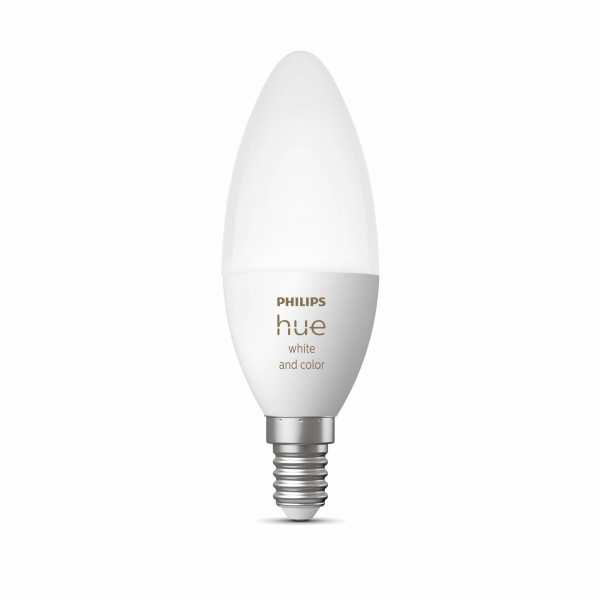 Philips Hue White & Col. Amb. Einzeplack E14 470lm