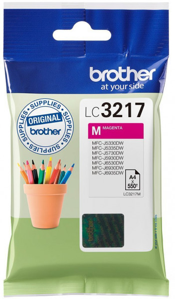 Brother Tintenpatrone LC-3217M Magenta (ca. 550 Seiten)