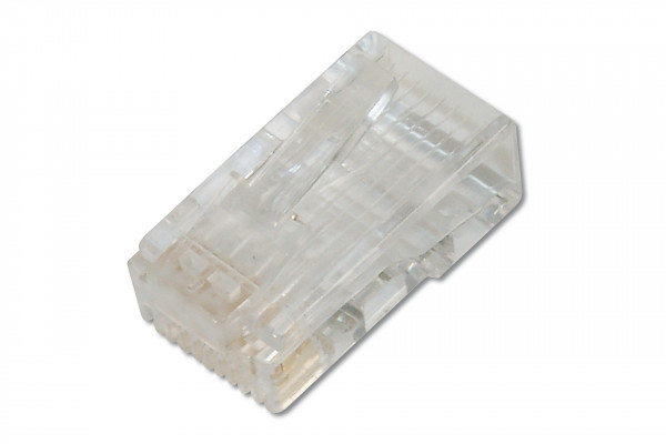 DIGITUS CAT 6 Modularst. für Rundkabel, ungeschirmt, 100 Stk.
