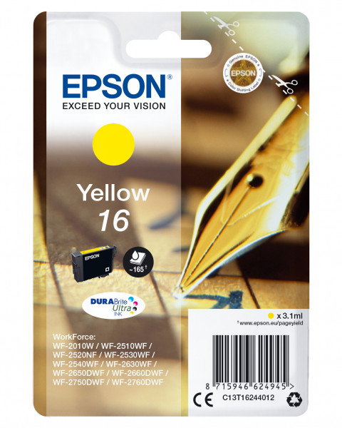 Epson Tintenpatrone 16 Gelb (3,1ml)