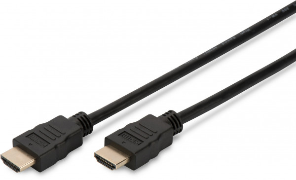 DIGITUS HDMI Anschlusskabel Typ A St/St 2.0m Ultra HD schwarz