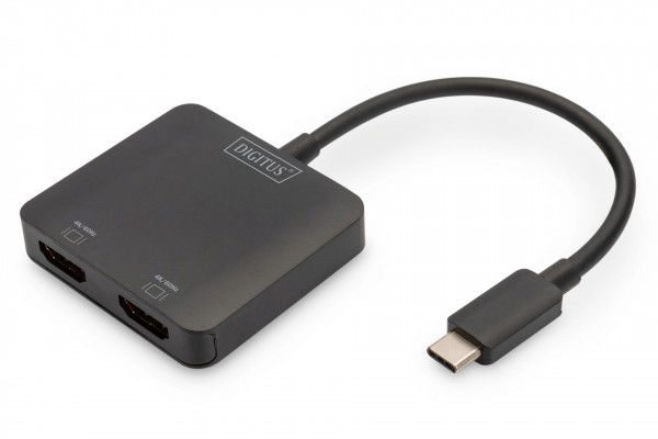 DIGITUS 2-Port MST Video Hub (USB-C™ -> 2x HDMI)