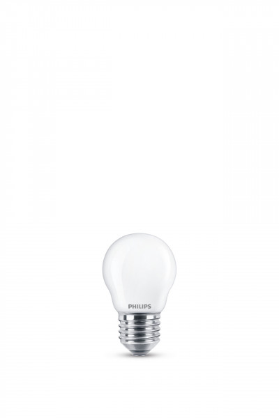 Philips LED classic Lampe 40W E27 Tropf Warmw 470lm matt 2erP