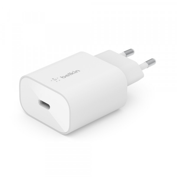 Belkin 25W USB-C Ladegerät mt Power Delivery BOOST CHARGE weiß