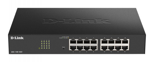 D-Link DGS-1100-16V2 16-Port Layer2 Smart Gigabit Switch