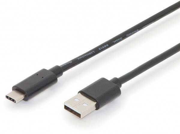 ASSMANN USB Type-C Anschlusskabel, Type-C - A, 3m