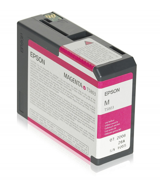 Epson Tintenpatrone T5803 Magenta (80ml)