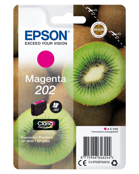 Epson Tintenpatrone 202 Magenta (4,1ml)