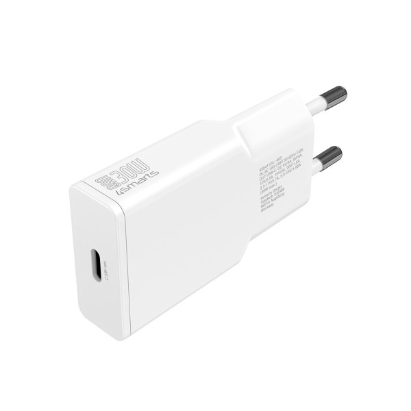 4smarts Netzladegerät PDPlug Slim 30W GaN 1C, weiß