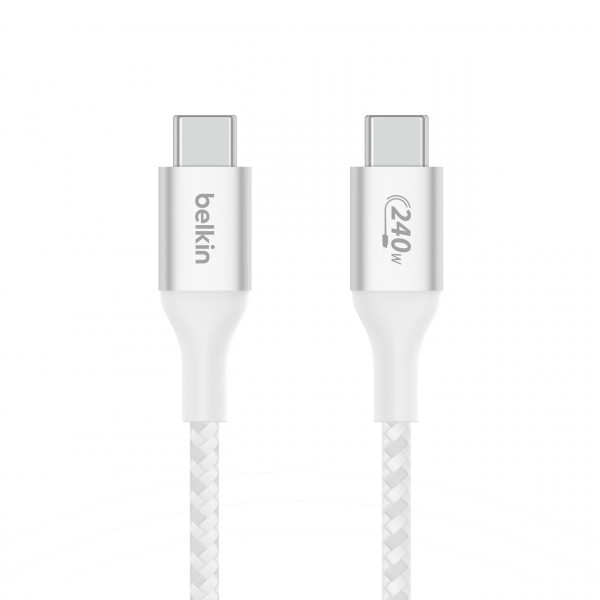 Belkin BOOST CHARGE 240W USB-C auf USB-C Kabel, 2m, weiss