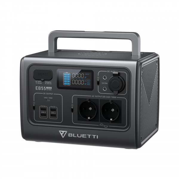 BLUETTI Portable Power Station EB55-Gray-EU