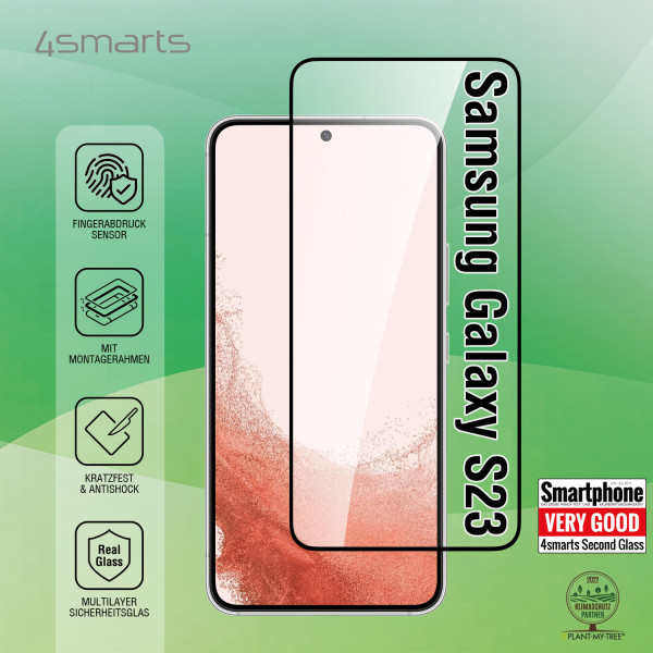 4Smarts Second Glass X-Pro Full Cover für Galaxy S23