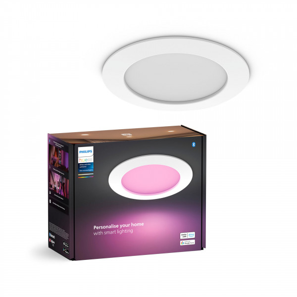 Philips Hue White & Col. Amb. Slim Recessed 170mm weiß