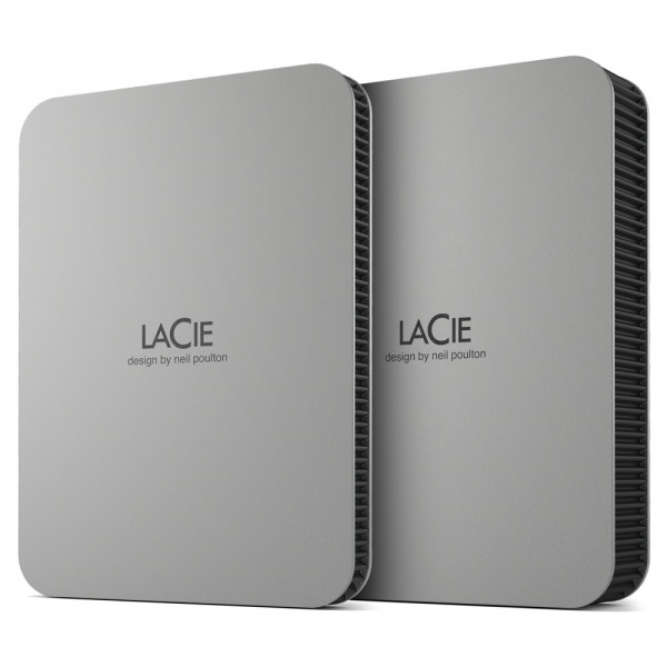LaCie 6,4cm(2,5") 4TB Mobile Drive USB-C Moon Silver