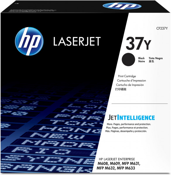 HP 37Y Schwarz Original LaserJet Tonerkartusche