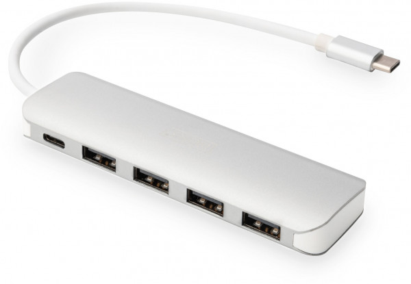 DIGITUS USB Type-C™ 4-Port Hub (USB 3.0) + PD