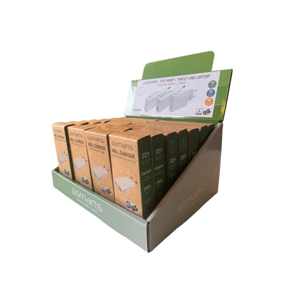 4smarts PDPlug Slim Multi Watt POS Set 22 Stk. weiß