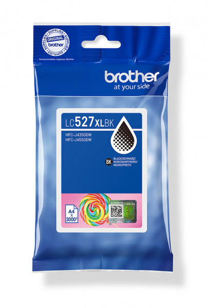Brother Tintenpatrone LC-527XLBK Schwarz (ca. 3000 Seiten)