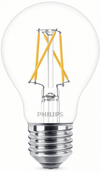 Philips LED classic Lampe 3in1 60W E27 Warmw Glas klar 1er P