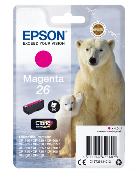 Epson Tintenpatrone 26 Magenta (4,5ml)