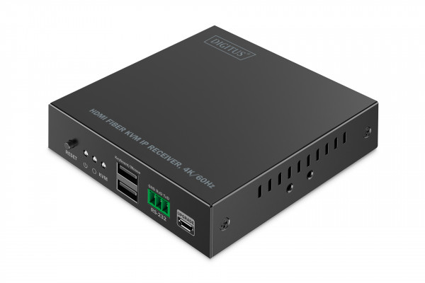 DIGITUS HDMI Fiber KVM IP Receiver, 4K/60Hz