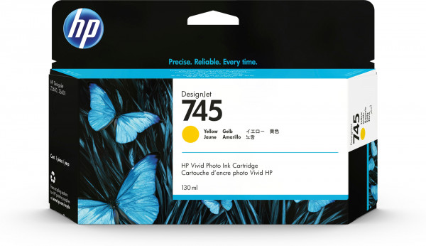 HP 745 DesignJet Druckerpatrone Gelb, 130 ml