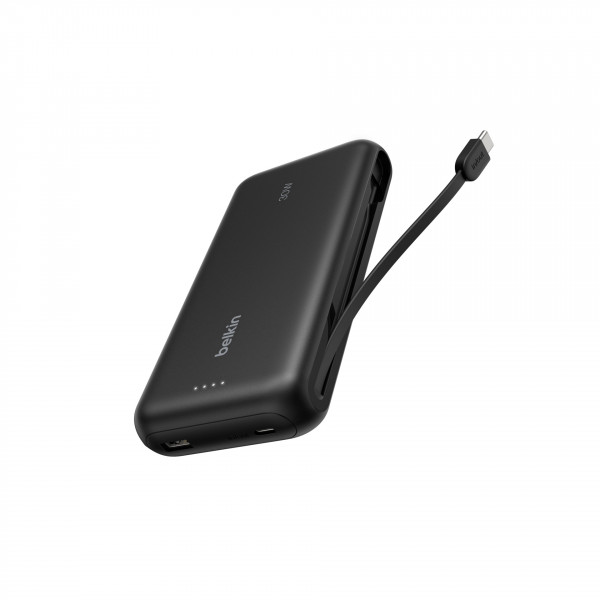 Belkin Gaming Powerbank 20.000 mAh mit USB-C Kabel 30 W, blk