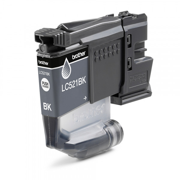 Brother Tintenpatronen LC-521BK Schwarz (ca. 500 Seiten)