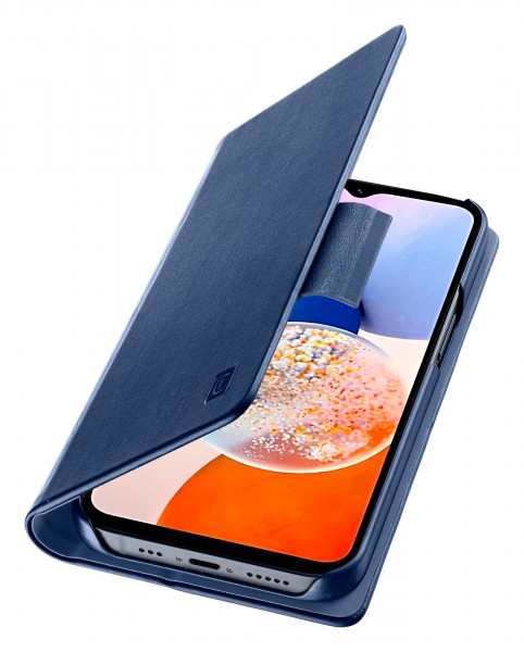 Cellularline Book Case für Samsung A15 5G Blue